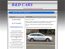 Tablet Screenshot of bdcarsdorking.com